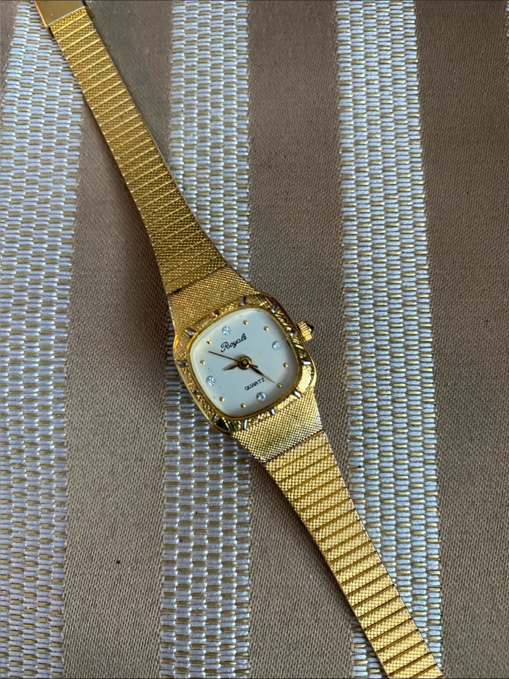 Gold Tone Ladies Quartz Watch - Regal
